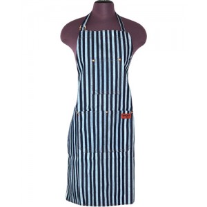 Фартук синий полосатый Джинс H-BLE