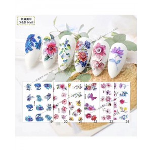 Слайдеры для ногтей 5D (019-025)