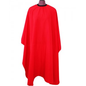 Пеньюар парикмахерский красный однотонный Т-40