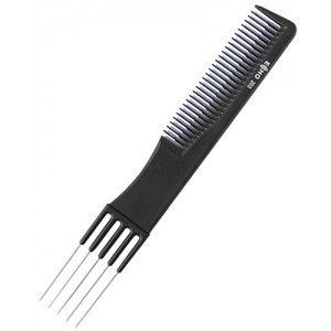 Пластмассовая Расческа ECHO 5 железных хвостиков арт.203
