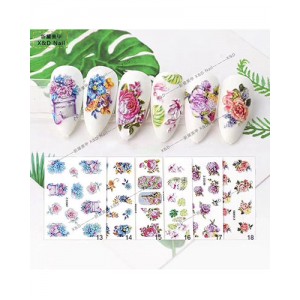 Слайдеры для ногтей 5D (013-018)