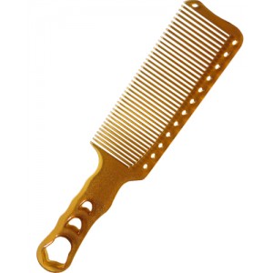 Пластмассовая Расческа для стрижки под машинку ECHO 22 см арт. N-16 gold