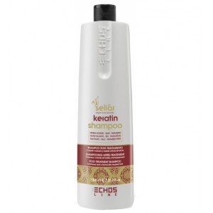 Бессульфатный шампунь с маслом Аргании и кератином Экослайн 1000 | EchosLine Seliar Keratin Shampoo