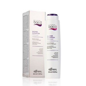 Шампунь для придания блеска и холодного оттенка осветленным волосам Kaaral Васо Blonde Elevation Shampoo.